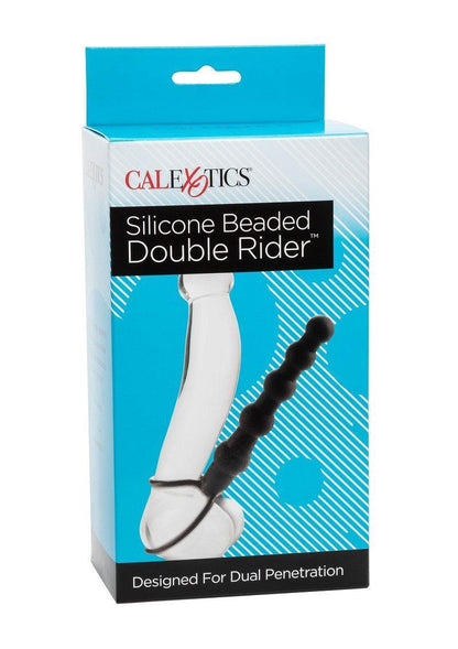 Silicone Beaded Double Rider for Double Penetration by CalExotics - Happytoys Sexshop: Toys for Feeling Happy & Easy 😊 - Discreet geleverd