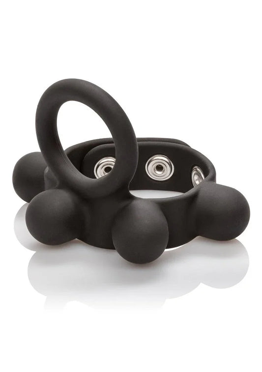CalExotics Silicone Medium Weighted C-Ring Ball Stretcher - Happytoys Sexshop: Toys for Feeling Happy & Easy 😊 - Discreet geleverd