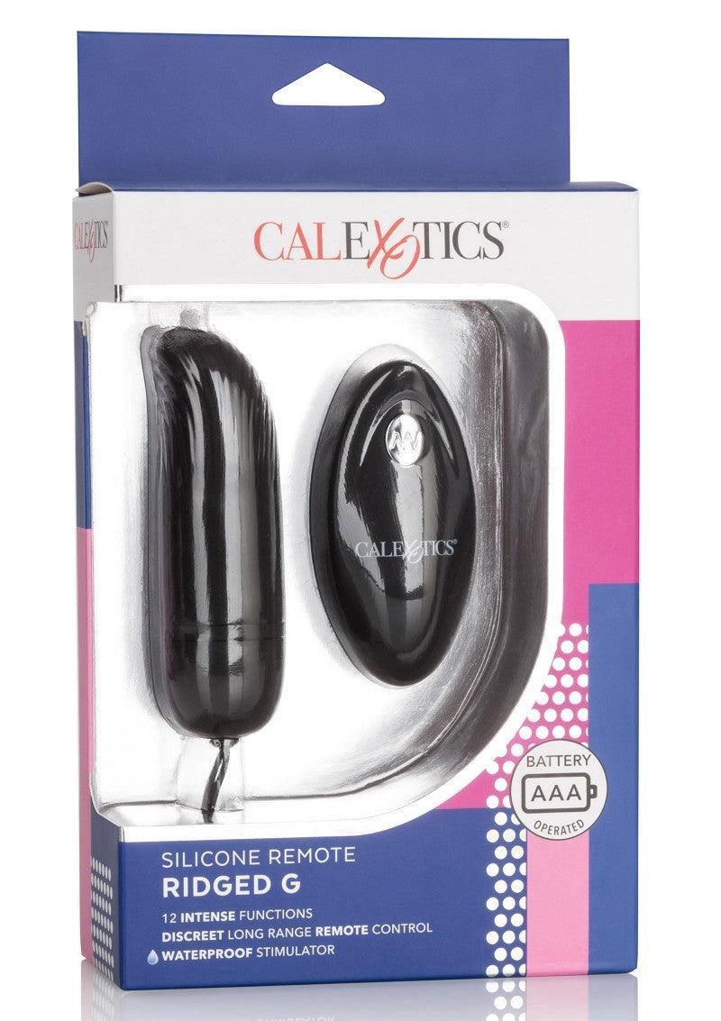 Silicone Remote Ridged G G-spot vibrator by CalExotics - Happytoys Sexshop: Toys for Feeling Happy & Easy 😊 - Discreet geleverd