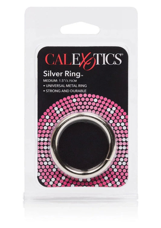 Silver Ring - Medium by CalExotics - Happytoys Sexshop: Toys for Feeling Happy & Easy π - Discreet geleverd
