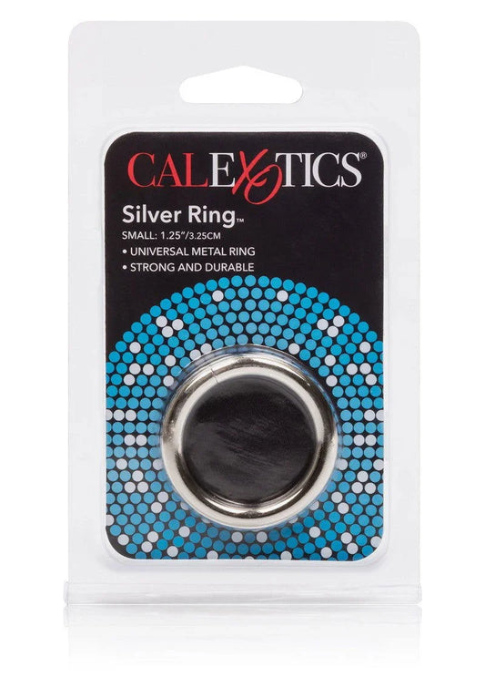 Silver Ring - Small by CalExotics - Happytoys Sexshop: Toys for Feeling Happy & Easy π - Discreet geleverd