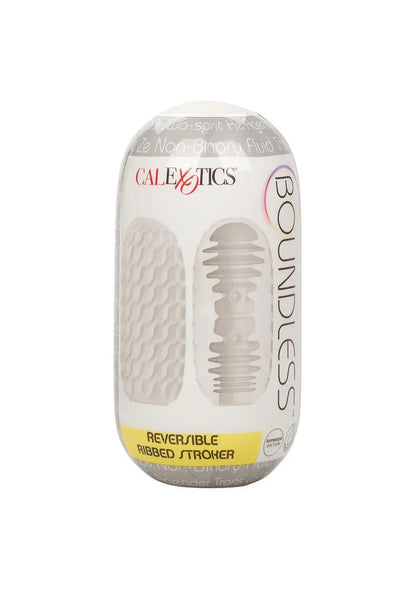 ♂ CalExotics Boundless Reversible Ribbed Stroker - Happytoys Sexshop: Toys for Feeling Happy & Easy 😊 - Discreet geleverd