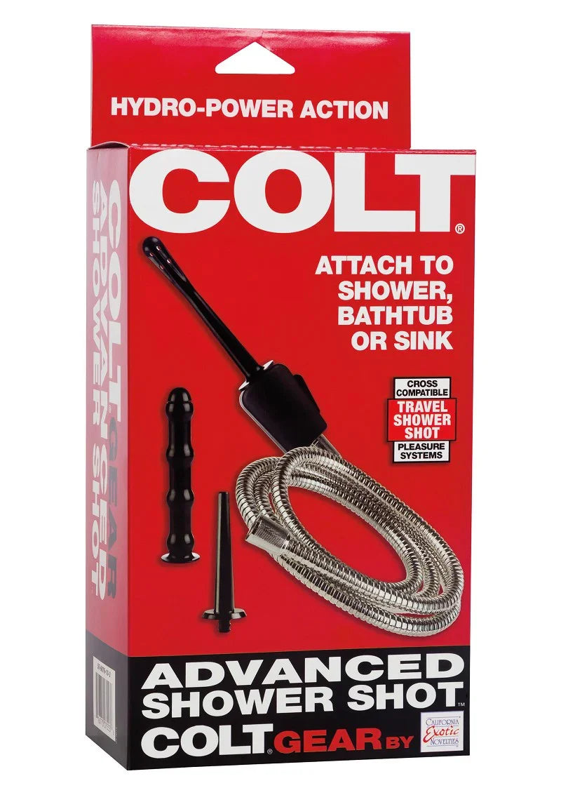 COLT Advanced Shower Shot Anal Douche by CalExotics - Happytoys Sexshop: Toys for Feeling Happy & Easy 😊 - Discreet geleverd