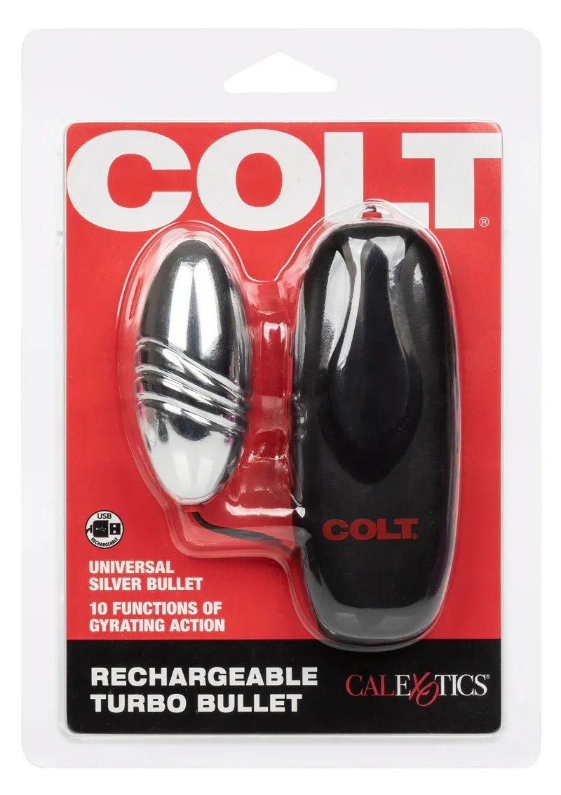 ♀ CalExotics COLT Rechargeable Turbo Bullet vibrator - Happytoys Sexshop: Toys for Feeling Happy & Easy 😊 - Discreet geleverd