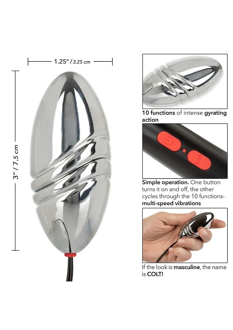 ♀ CalExotics COLT Rechargeable Turbo Bullet vibrator - Happytoys Sexshop: Toys for Feeling Happy & Easy 😊 - Discreet geleverd