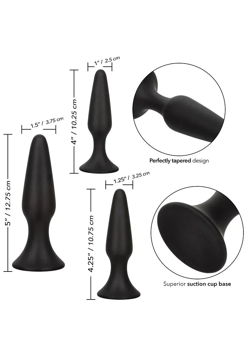♂ ♀ CalExotics COLT Silicone Anal Trainer Kit - Happytoys Sexshop: Toys for Feeling Happy & Easy 😊 - Discreet geleverd