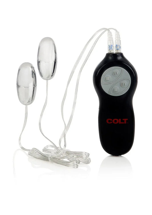 COLT Twin Turbo Bullets Double Vibrator by CalExotics - Happytoys Sexshop: Toys for Feeling Happy & Easy 😊 - Discreet geleverd