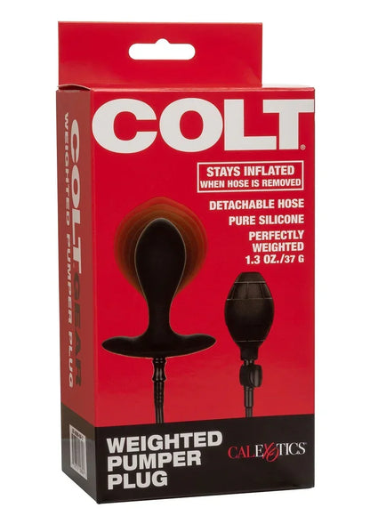 COLT Weighted Pumper Plug by CalExotics - Happytoys Sexshop: online sex shop for Feeling Happy & Easy 😊 - Discreet geleverd