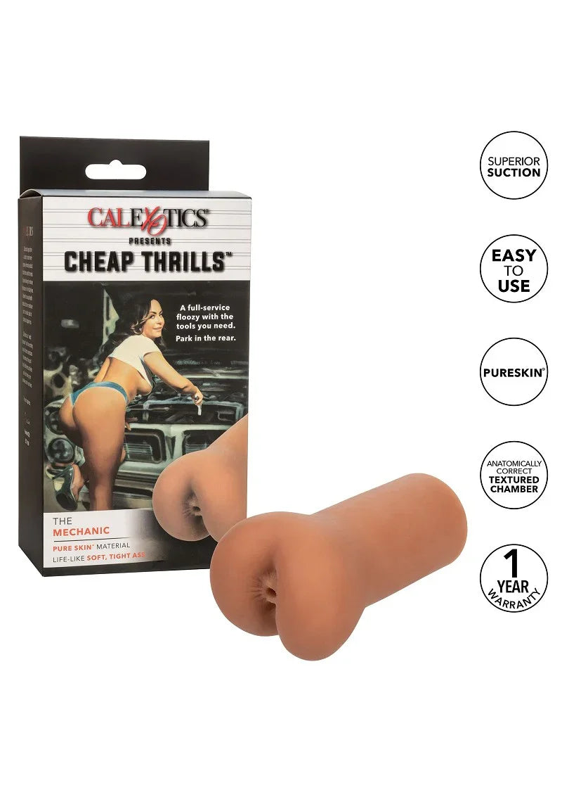 ♂ CalExotics Cheap Thrills The Mechanic Masturbator Stroker - Happytoys Sexshop: Toys for Feeling Happy & Easy 😊 - Discreet geleverd