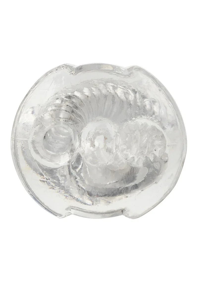 Cyclone Dual Ribbed Stroker Masturbator by CalExotics - Happytoys Sexshop: Toys for Feeling Happy & Easy 😊 - Discreet geleverd