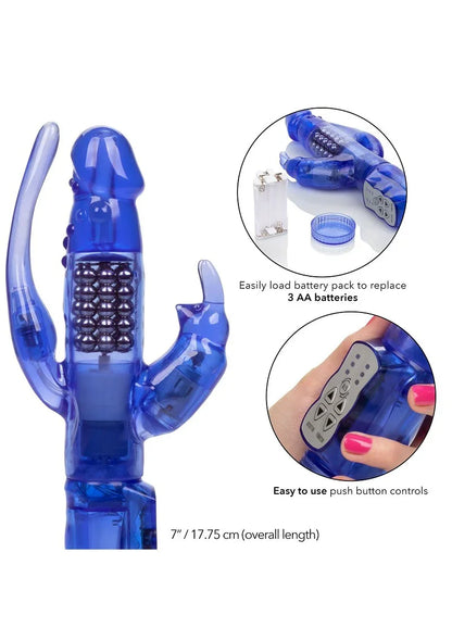 ♀ CalExotics Delight Triple Orgasm vibrator - Happytoys Sexshop: online sex shop for Feeling Happy & Easy 😊 - Discreet geleverd