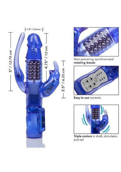 ♀ CalExotics Delight Triple Orgasm vibrator - Happytoys Sexshop: online sex shop for Feeling Happy & Easy 😊 - Discreet geleverd