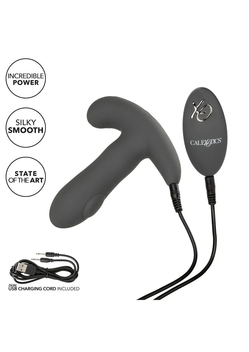 Eclipse Remote Control Dual Pulsating Probe vibrator by CalExotics - Happytoys Sexshop: Toys for Feeling Happy & Easy 😊 - Discreet geleverd