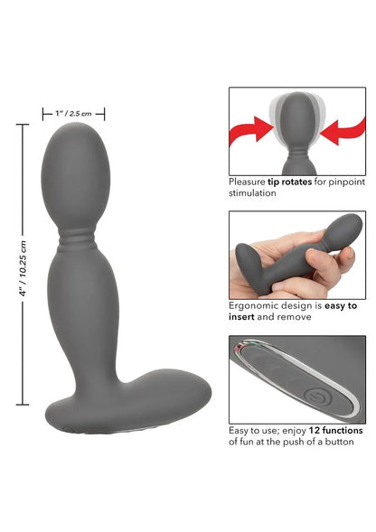 ♂ ♀ CalExotics Eclipse Rotator Probe vibrator - Happytoys Sexshop: Toys for Feeling Happy & Easy 😊 - Discreet geleverd