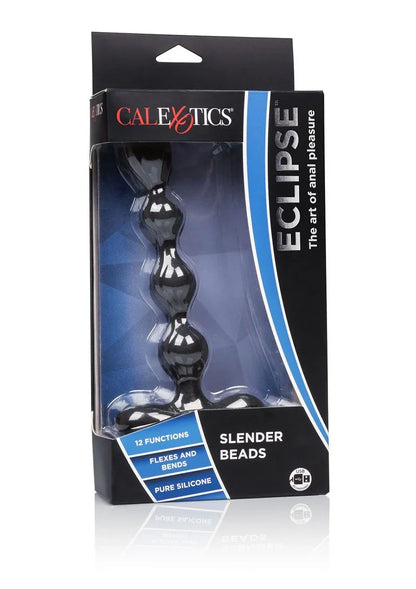 Eclipse Slender Vibrating Anal Beads by CalExotics - Happytoys Sexshop: Toys for Feeling Happy & Easy 😊 - Discreet geleverd