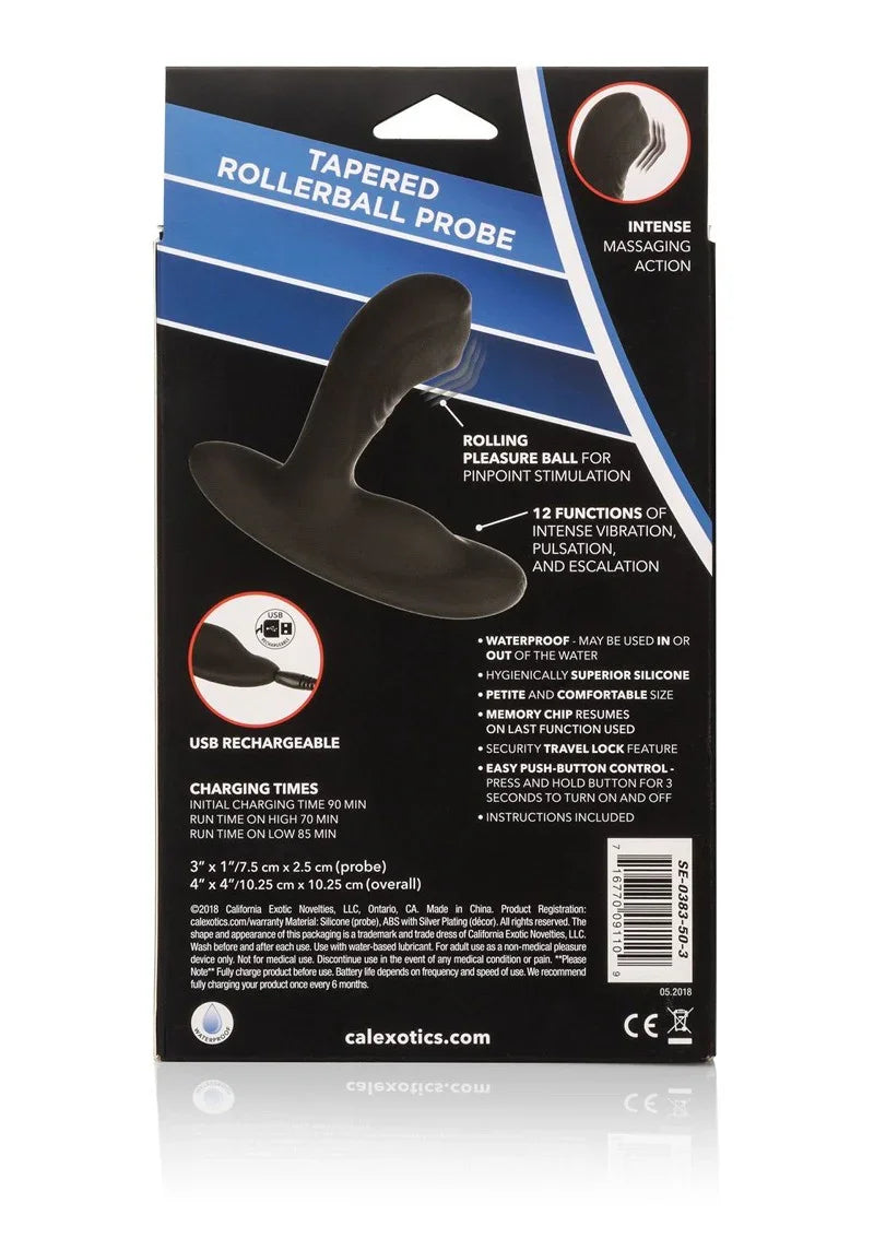 Eclipse Tapered Roller Ball Probe by CalExotics - Happytoys Sexshop: Toys for Feeling Happy & Easy 😊 - Discreet geleverd