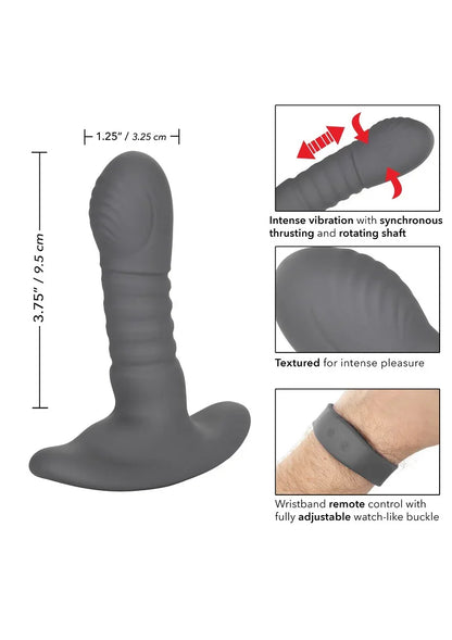 ♂ ♀ CalExotics Eclipse Wristband Remote Thrusting Rotator Probe vibrator - Happytoys Sexshop: Toys for Feeling Happy & Easy 😊 - Discreet geleverd