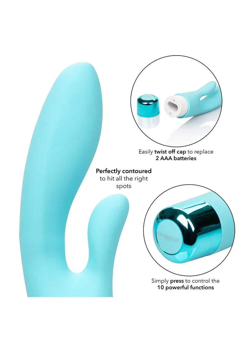 ♀ CalExotics Eden Lover double vibrator - Happytoys Sexshop: Toys for Feeling Happy & Easy 😊 - Discreet geleverd