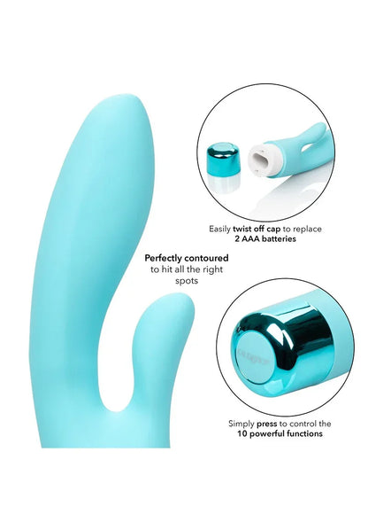 ♀ CalExotics Eden Lover double vibrator - Happytoys Sexshop: Toys for Feeling Happy & Easy 😊 - Discreet geleverd