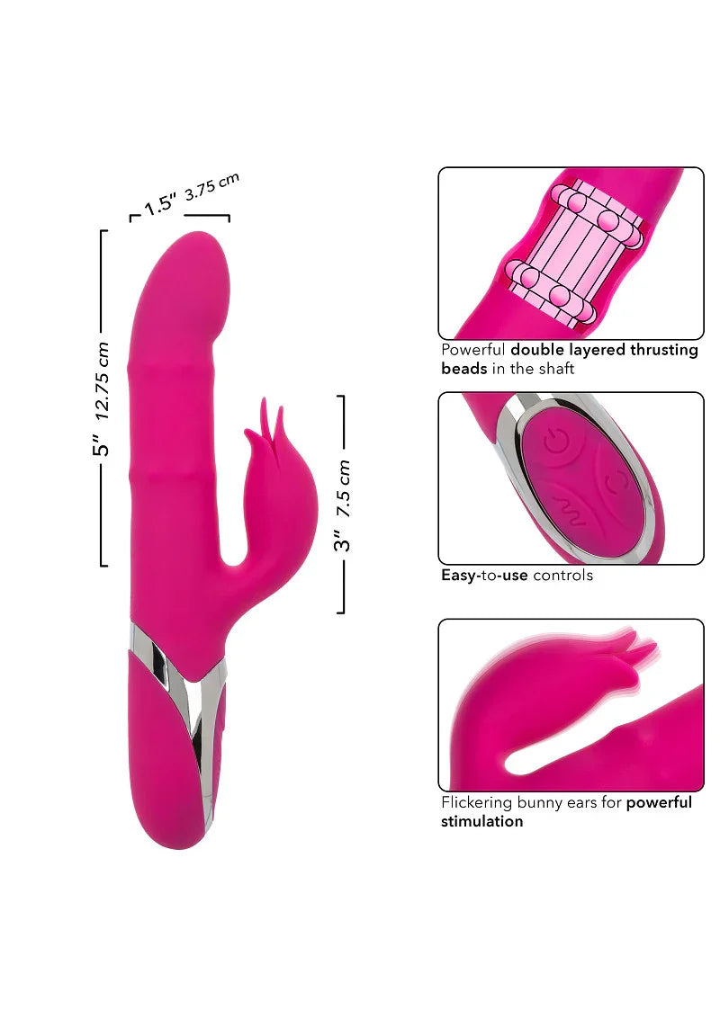 Enchanted Embrace Double Thrusting Vibrator by CalExotics - Happytoys Sexshop: Toys for Feeling Happy & Easy 😊 - Discreet geleverd