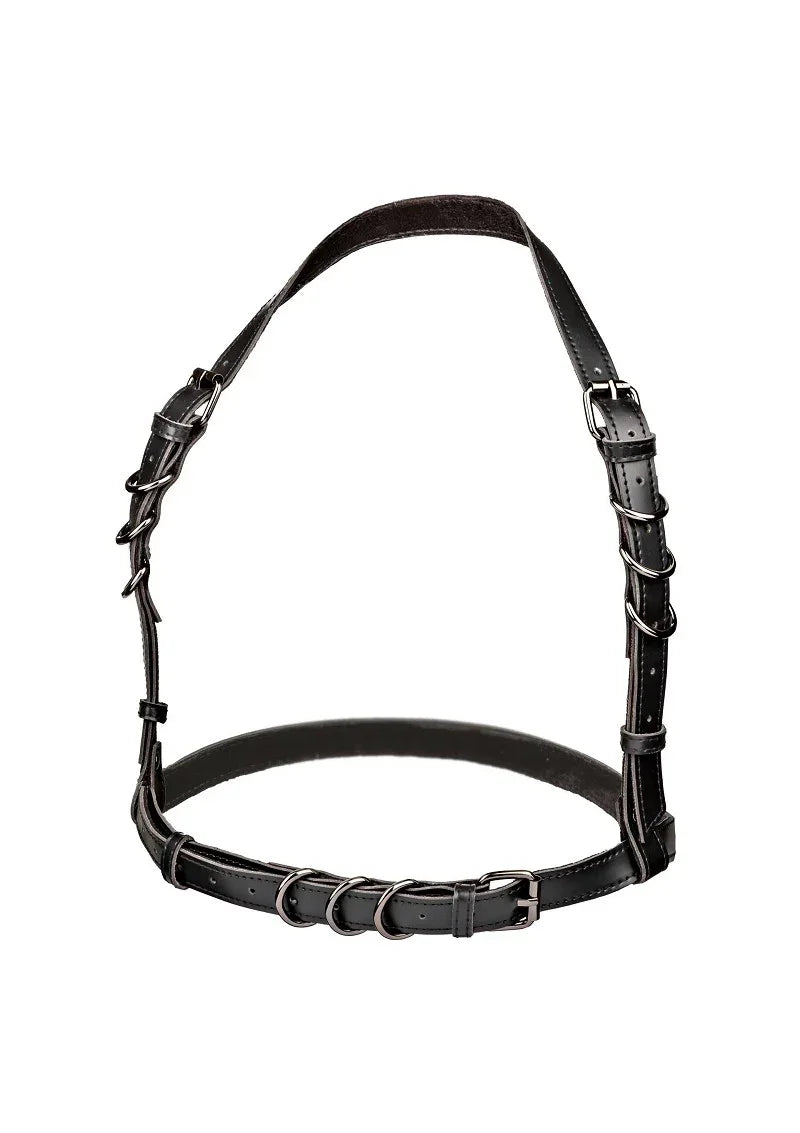 Euphoria Collection Halter Buckle Harness by CalExotics - Happytoys Sexshop: Toys for Feeling Happy & Easy 😊 - Discreet geleverd