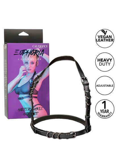 Euphoria Collection Halter Buckle Harness by CalExotics - Happytoys Sexshop: online sex shop for Feeling Happy & Easy 😊 - Discreet geleverd