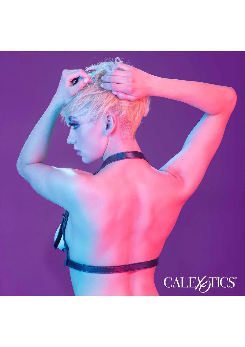 Euphoria Collection Halter Buckle Harness by CalExotics - Happytoys Sexshop: Toys for Feeling Happy & Easy 😊 - Discreet geleverd