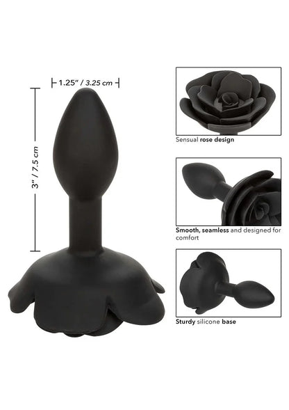 Forbidden Small Rose Anal Plug by CalExotics - Happytoys Sexshop: online sex shop for Feeling Happy & Easy 😊 - Discreet geleverd