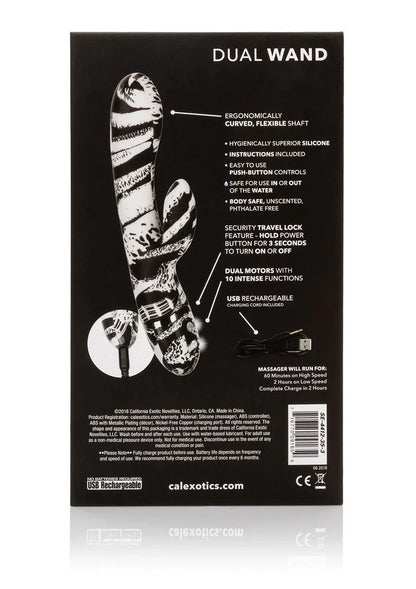 Hype Dual Wand by CalExotics - Happytoys Sexshop: Toys for Feeling Happy & Easy 😊 - Discreet geleverd