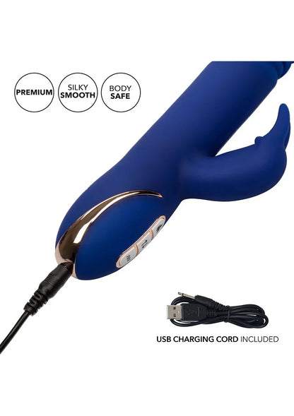 Jack Rabbit Signature Heated Silicone Thrusting 'G' Rabbit vibrator by CalExotics - Happytoys Sexshop: Toys for Feeling Happy & Easy 😊 - Discreet geleverd