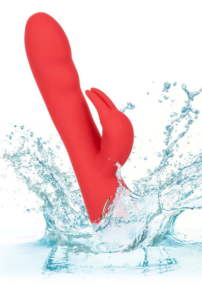Jack Rabbit Signature Heated Silicone Ultra-Soft Rabbit by CalExotics - Happytoys Sexshop: Toys for Feeling Happy & Easy 😊 - Discreet geleverd