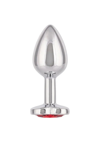 Jewel Small Ruby Heart Plug by CalExotics - Happytoys Sexshop: Toys for Feeling Happy & Easy 😊 - Discreet geleverd
