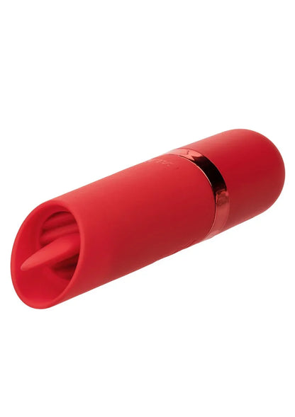 Kyst Flicker mini lipstick vibrator met tong by CalExotics - Happytoys Sexshop: Toys for Feeling Happy & Easy 😊 - Discreet geleverd