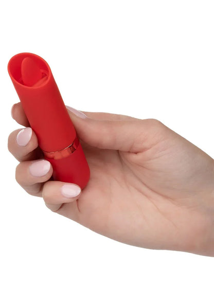Kyst Flicker mini lipstick vibrator met tong by CalExotics - Happytoys Sexshop: Toys for Feeling Happy & Easy 😊 - Discreet geleverd