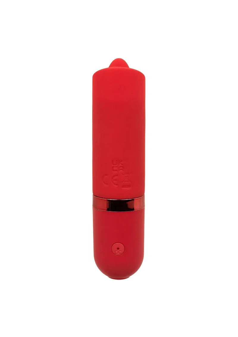 Kyst Flicker mini lipstick vibrator met tong by CalExotics - Happytoys Sexshop: Toys for Feeling Happy & Easy 😊 - Discreet geleverd