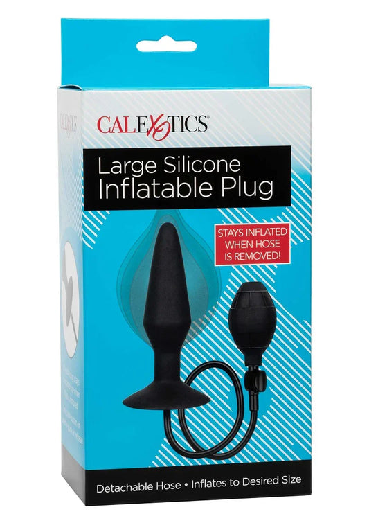 ♂ ♀ CalExotics Large Silicone Inflatable butPlug - Happytoys Sexshop: Toys for Feeling Happy & Easy 😊 - Discreet geleverd