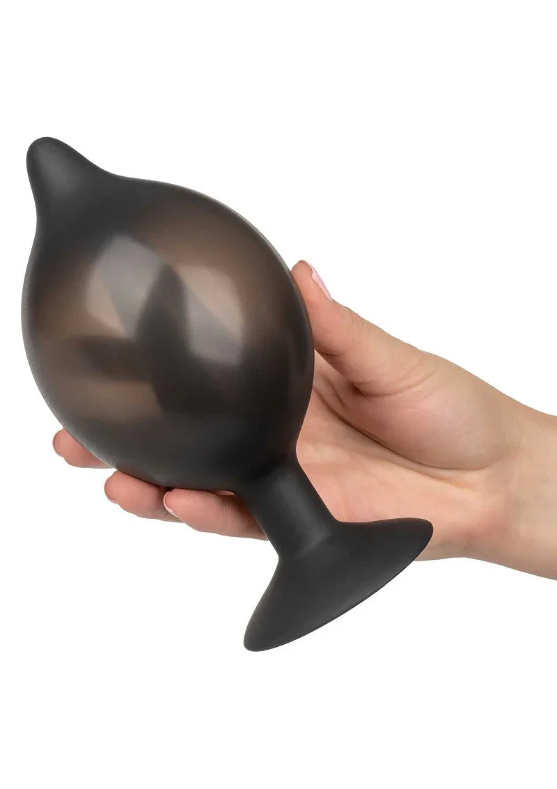 ♂ ♀ CalExotics Large Silicone Inflatable butPlug - Happytoys Sexshop: Toys for Feeling Happy & Easy 😊 - Discreet geleverd