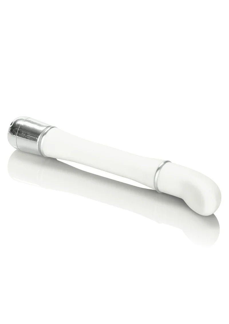 Lulu Satin Scoop designvibrator (white) by CalExotics - Happytoys Sexshop: Toys for Feeling Happy & Easy 😊 - Discreet geleverd