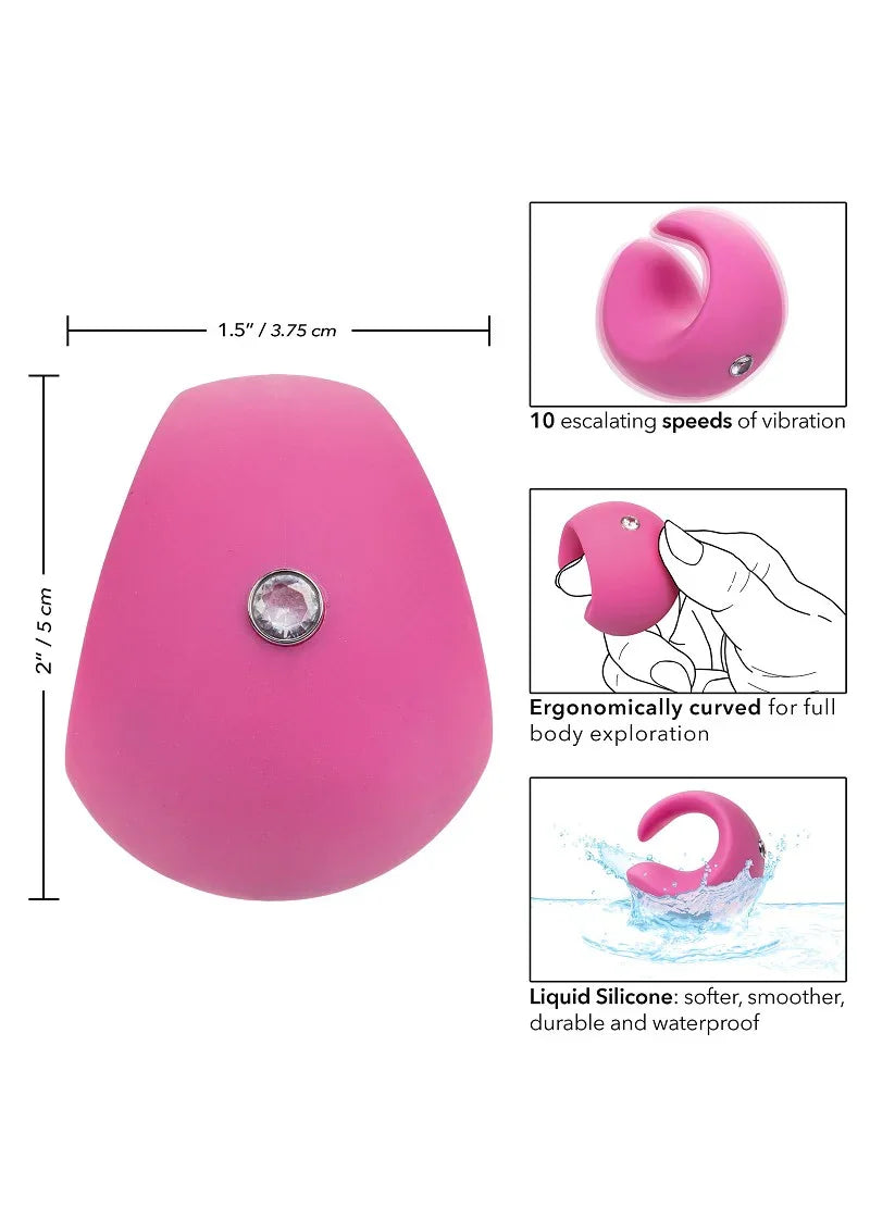 LuvMor 'O's vinger vibrator by CalExotics - Happytoys Sexshop: Toys for Feeling Happy & Easy 😊 - Discreet geleverd