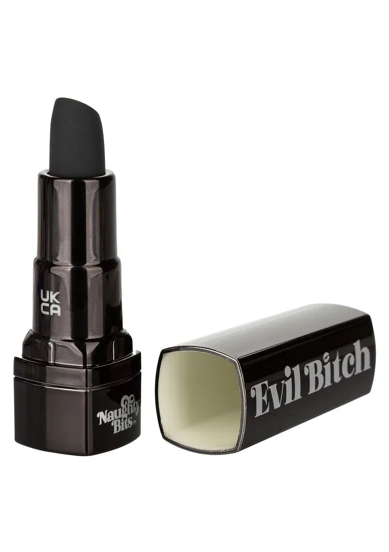 ♀ CalExotics Naughty Bits Evil Bitch Lipstick Vibrator - Happytoys Sexshop: Toys for Feeling Happy & Easy 😊 - Discreet geleverd