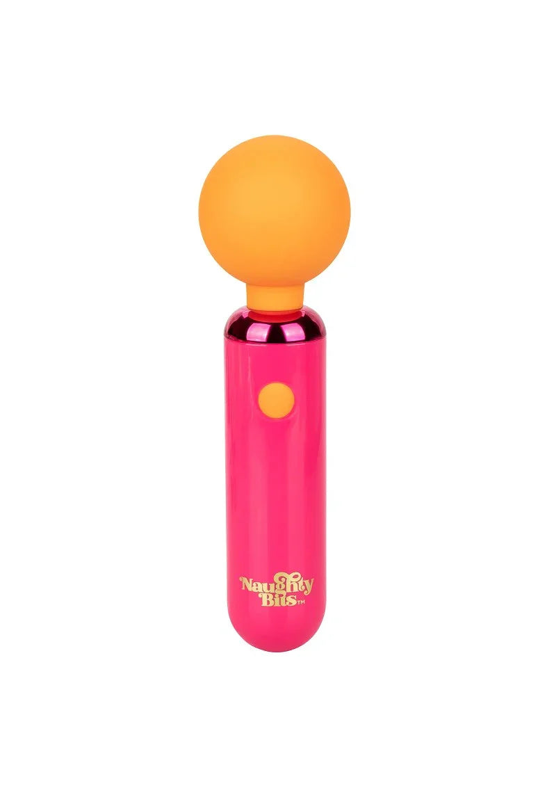 ♀ CalExotics Naughty Bits Home Cumming Queen Vibrating Wand - Happytoys Sexshop: Toys for Feeling Happy & Easy 😊 - Discreet geleverd
