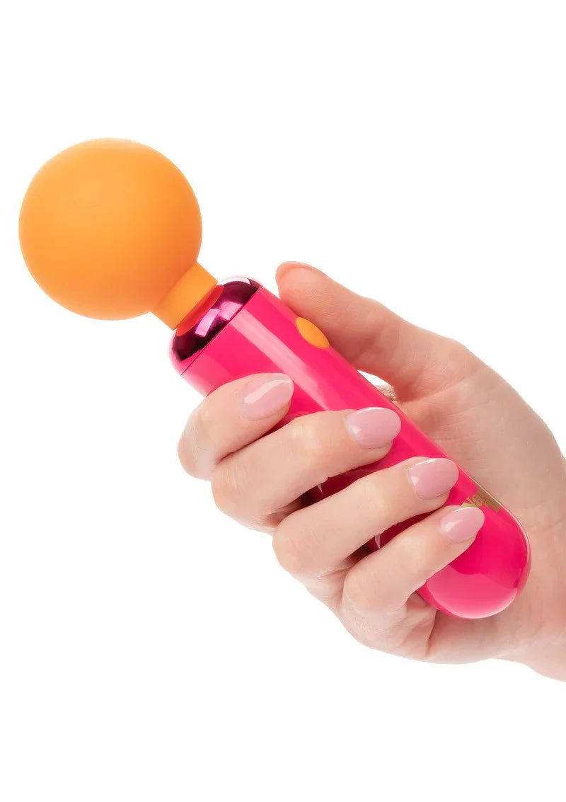 ♀ CalExotics Naughty Bits Home Cumming Queen Vibrating Wand - Happytoys Sexshop: Toys for Feeling Happy & Easy 😊 - Discreet geleverd