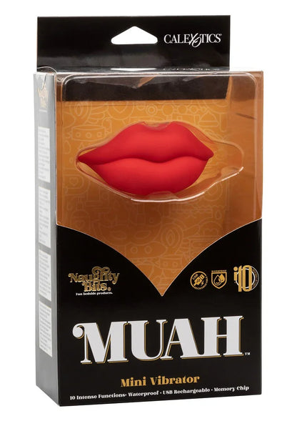 ♀ CalExotics Naughty Bits MUAH Mini Vibrator - Happytoys Sexshop: Toys for Feeling Happy & Easy 😊 - Discreet geleverd