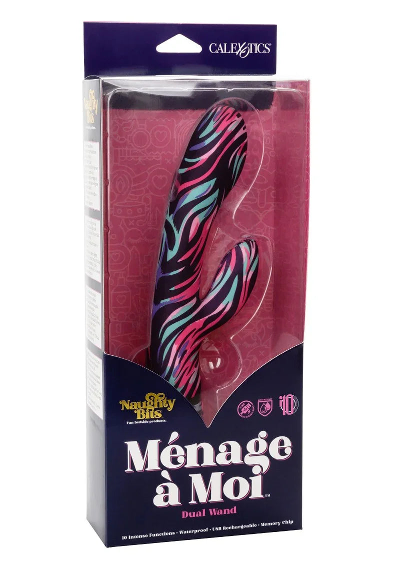 ♀ CalExotics Naughty Bits Ménage à Moi Dubbele Wand - Happytoys Sexshop: Toys for Feeling Happy & Easy 😊 - Discreet geleverd