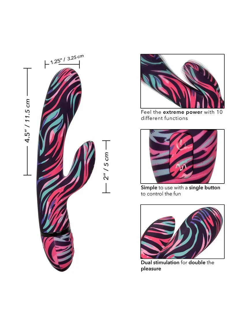 ♀ CalExotics Naughty Bits Ménage à Moi Dubbele Wand - Happytoys Sexshop: Toys for Feeling Happy & Easy 😊 - Discreet geleverd