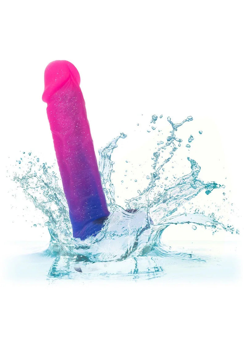 ♀ CalExotics Naughty Bits Ombré Hombre XL Vibrating Dildo - Happytoys Sexshop: Toys for Feeling Happy & Easy 😊 - Discreet geleverd