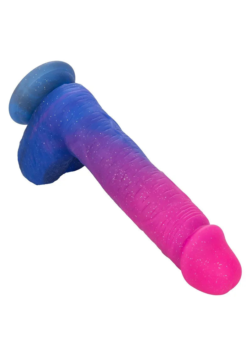 ♀ CalExotics Naughty Bits Ombré Hombre XL Vibrating Dildo - Happytoys Sexshop: Toys for Feeling Happy & Easy 😊 - Discreet geleverd