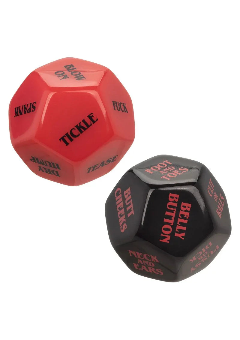 ♂ ♀ CalExotics Naughty Bits Roll Play Ondeugende dobbelsteenset - Happytoys Sexshop: Toys for Feeling Happy & Easy 😊 - Discreet geleverd