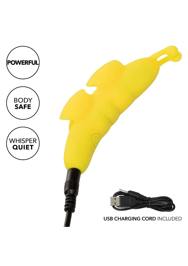 Neon Vibes The Butterfly Vibe by CalExotics - Happytoys Sexshop: Toys for Feeling Happy & Easy 😊 - Discreet geleverd