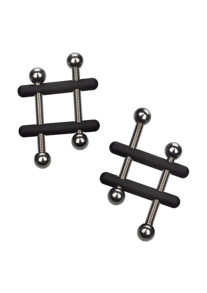 ♀ CalExotics Nipple Grips Power Grip Crossbar Nipple Vices - Happytoys Sexshop: Toys for Feeling Happy & Easy 😊 - Discreet geleverd